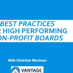 Best Practices for High-Performing Nonprofit Boards